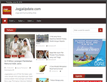 Tablet Screenshot of jogjaupdate.com